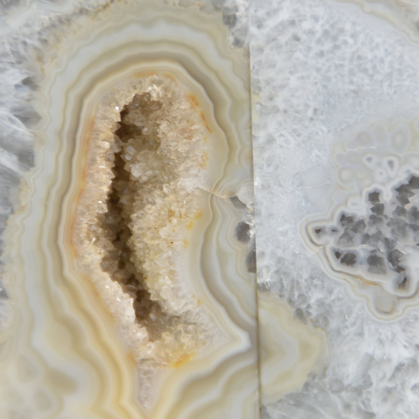 Agate Crystal Geode Center Bookends