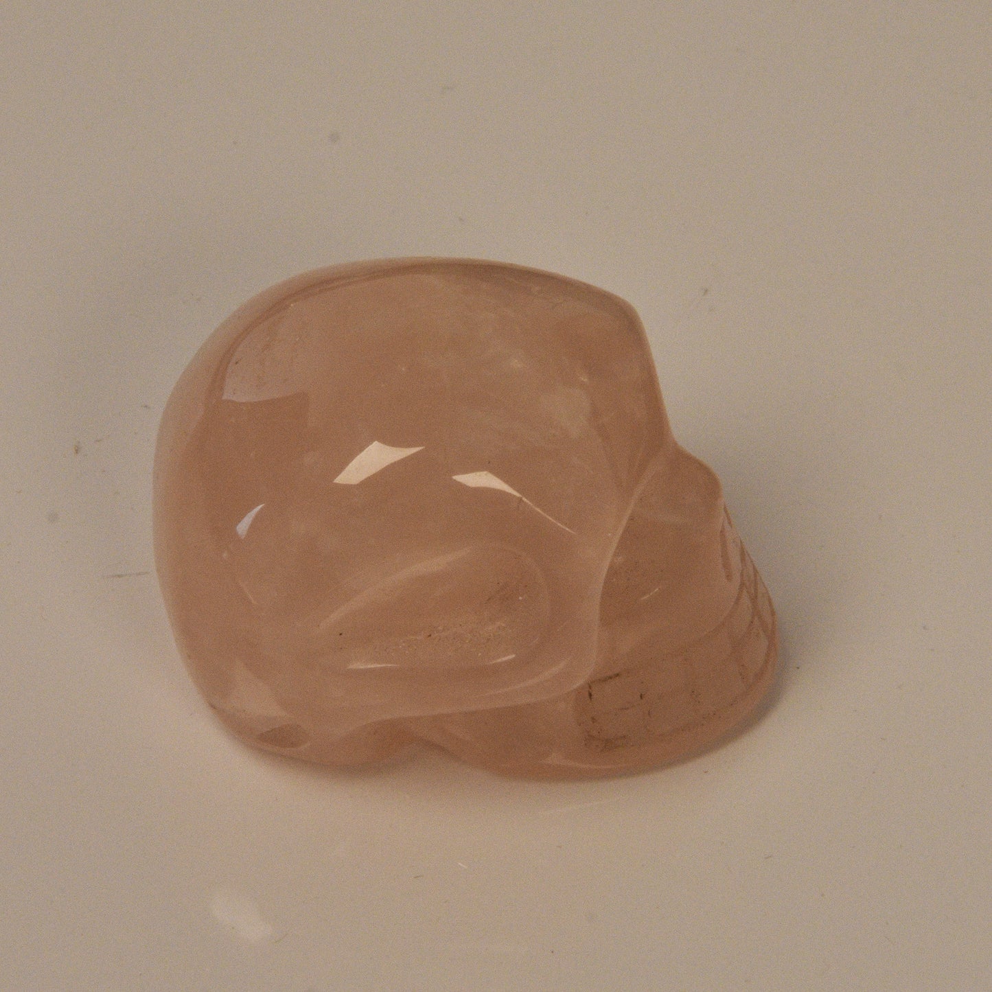 Rose Quartz Skull