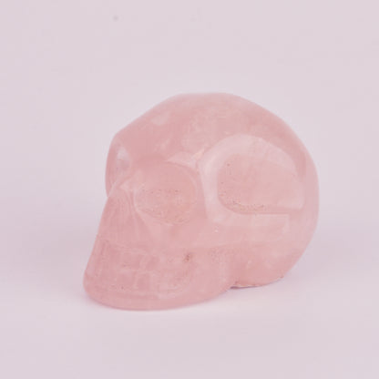 Rose Quartz Skull