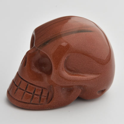 Goldstone Skull