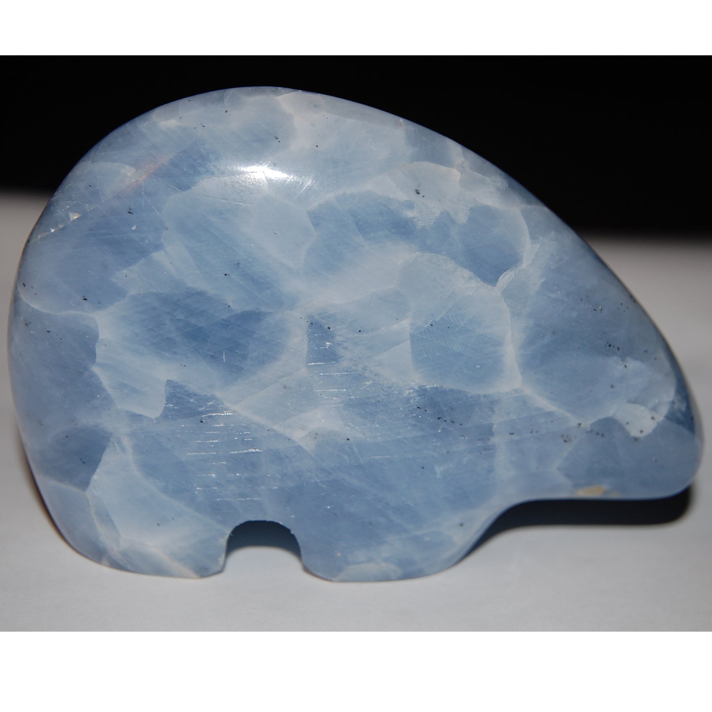 Blue Calcite Bear