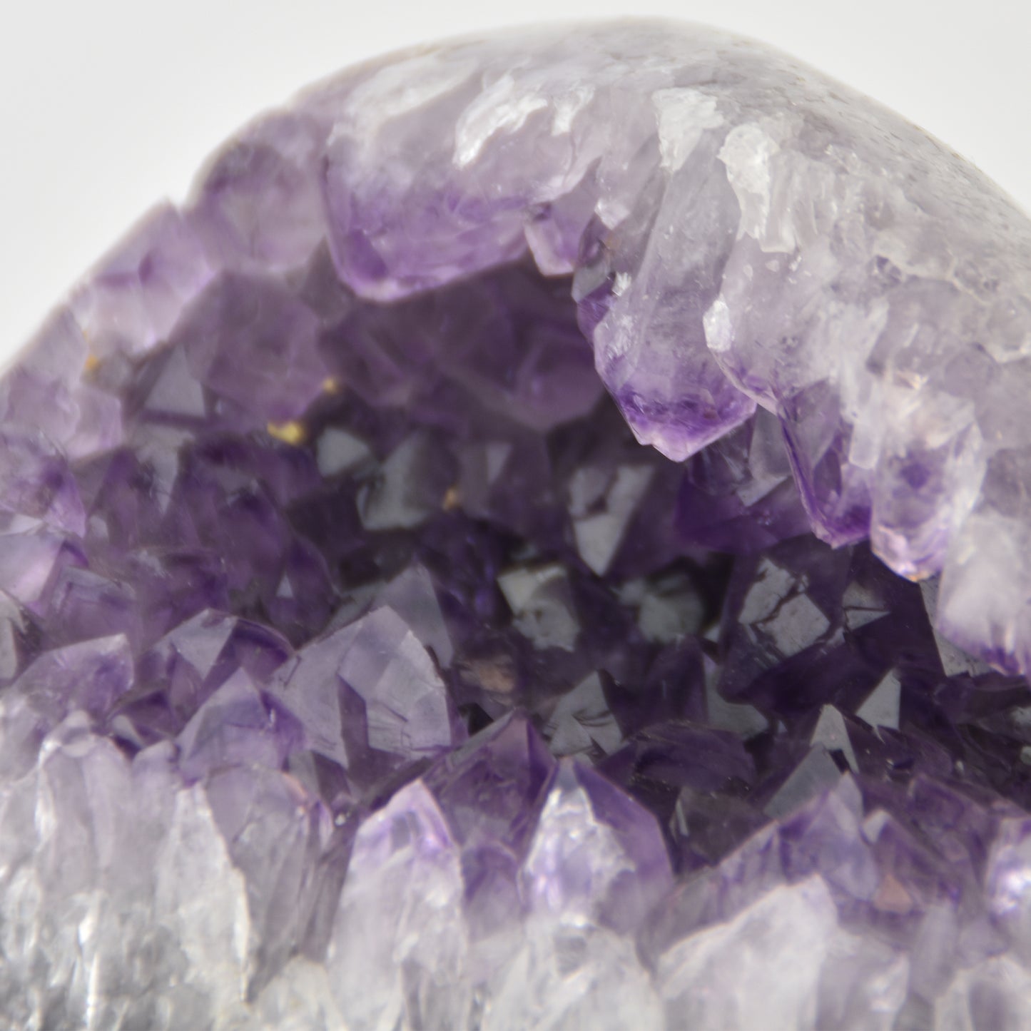 Amethyst Crystal Geode Polished Purple