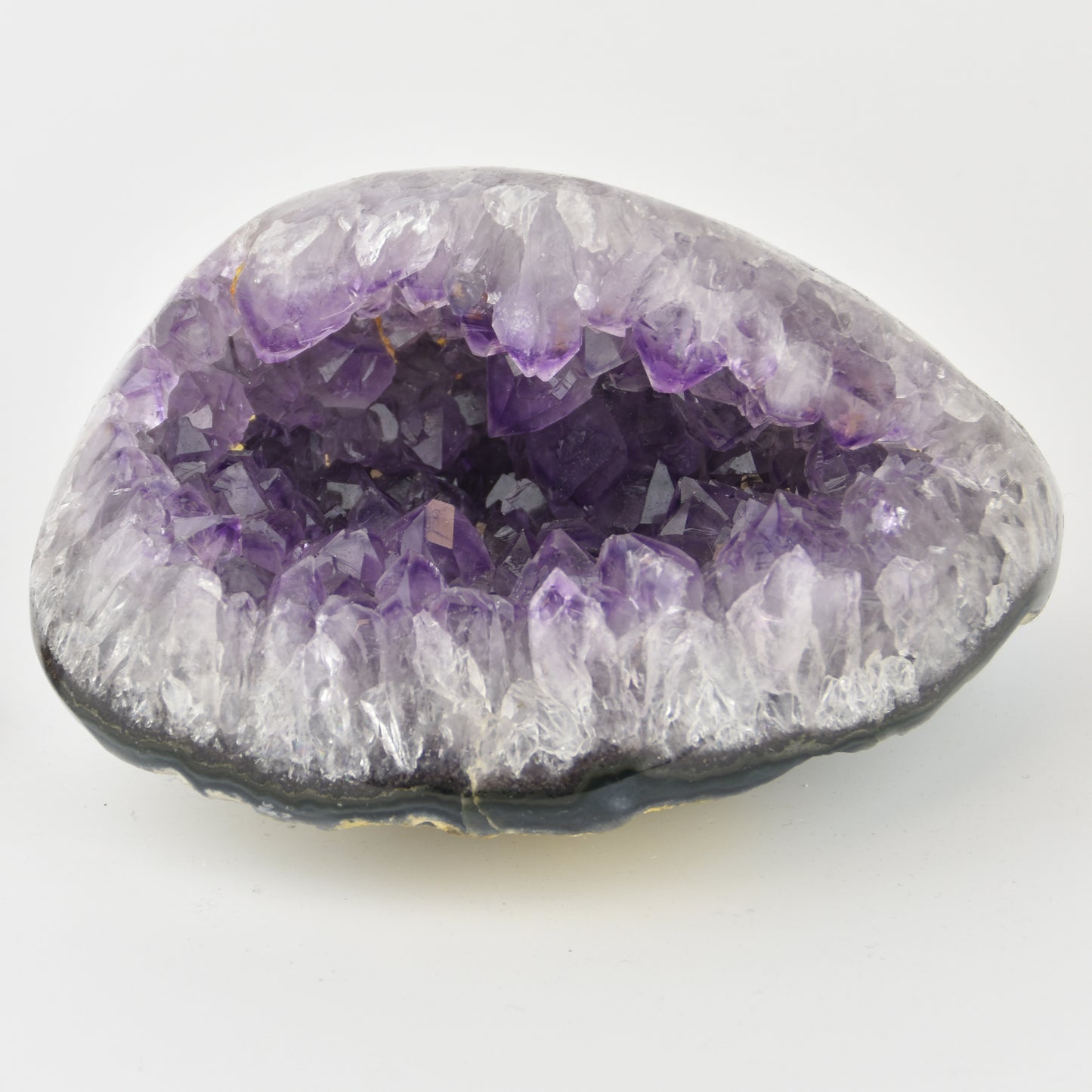 Amethyst Crystal Geode Polished Purple