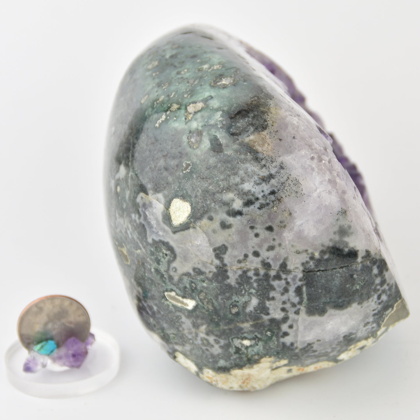 Amethyst Crystal Geode Dark Purple Uruguay
