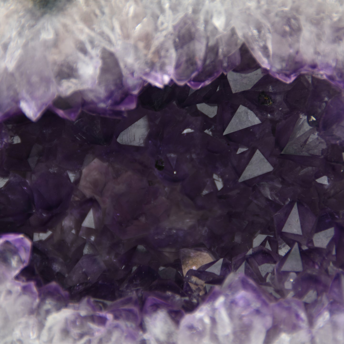 Amethyst Crystal Geode Dark Purple Uruguay