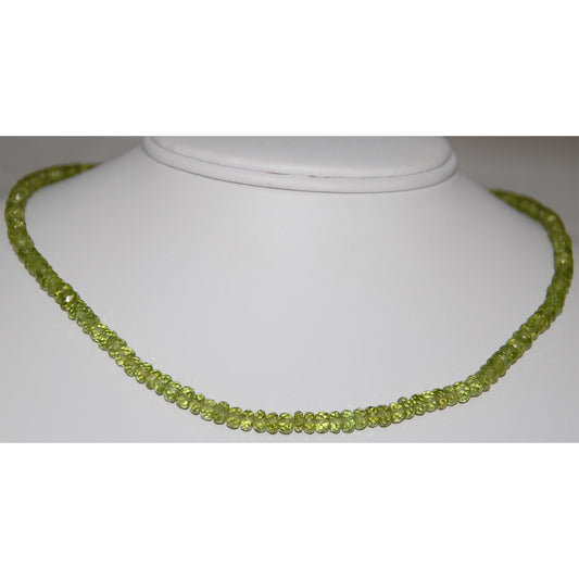 Peridot Beaded Necklace
