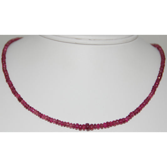 Rubellite Tourmaline Necklace