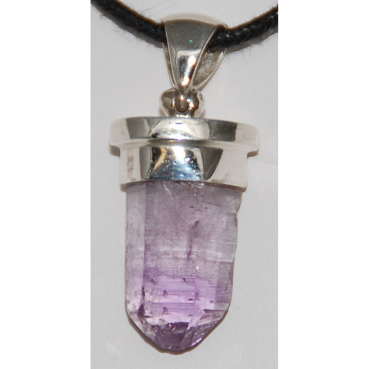 Amethyst Point Sterling Silver Pendant