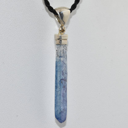 Aura Tanzanite Point Sterling Silver Pendant