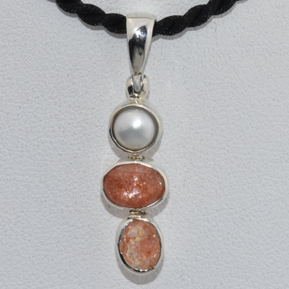 Sunstone Sterling Silver Pendant