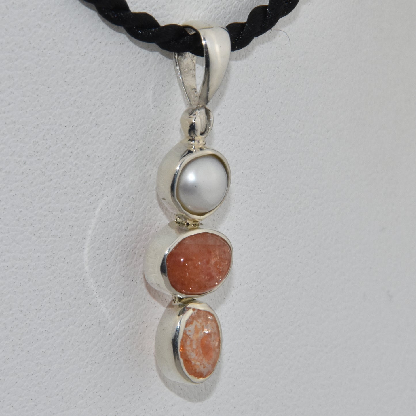 Sunstone Sterling Silver Pendant