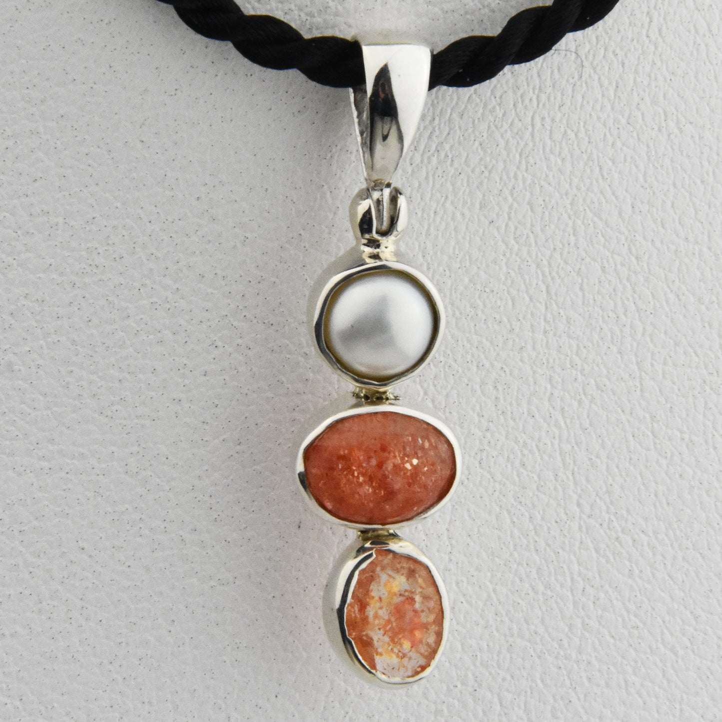 Sunstone Sterling Silver Pendant