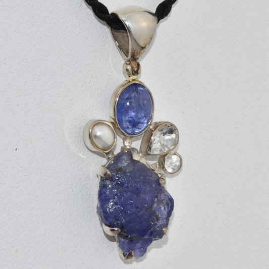 Tanzanite Sterling Silver Pendant