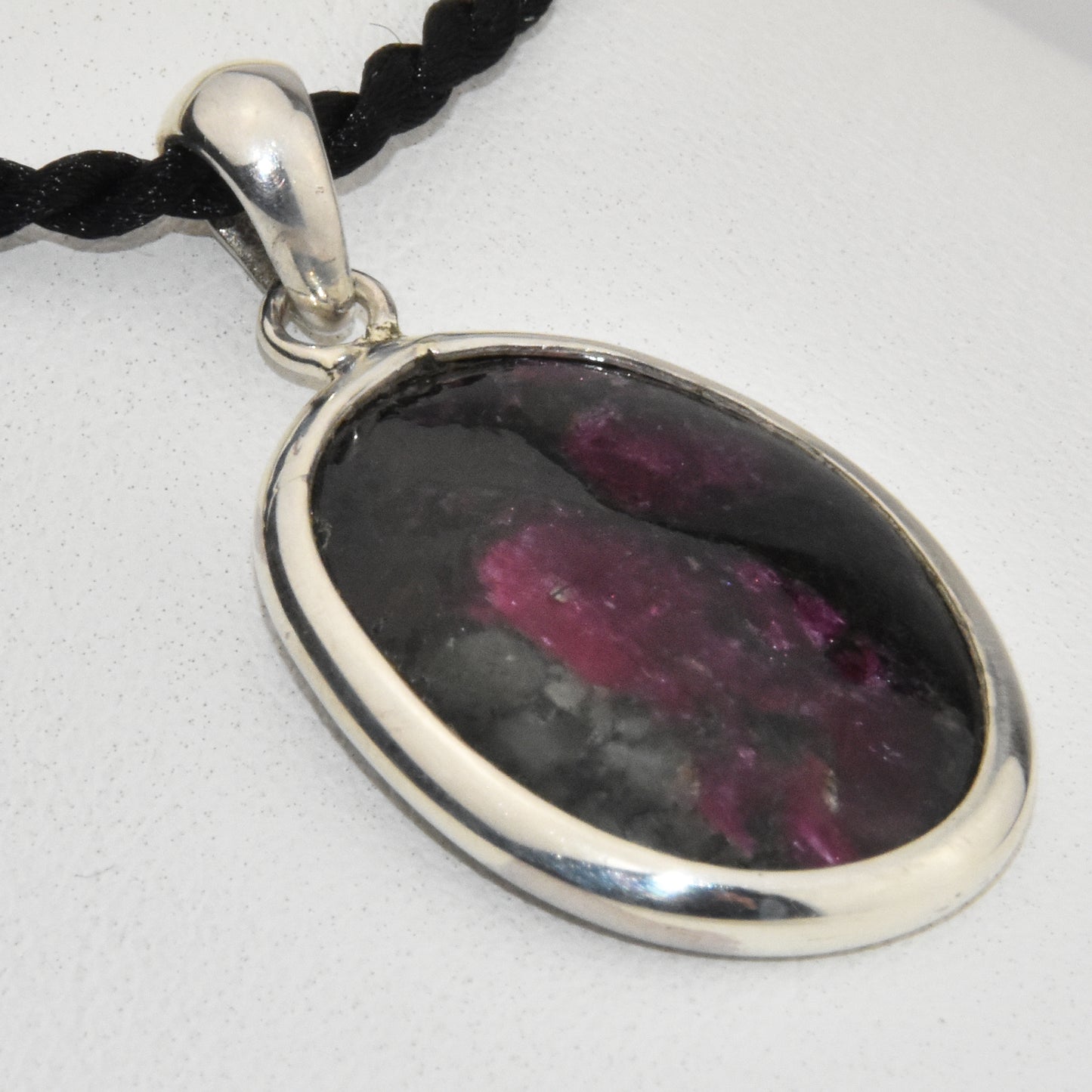 Eudialyte Sterling Silver Pendant