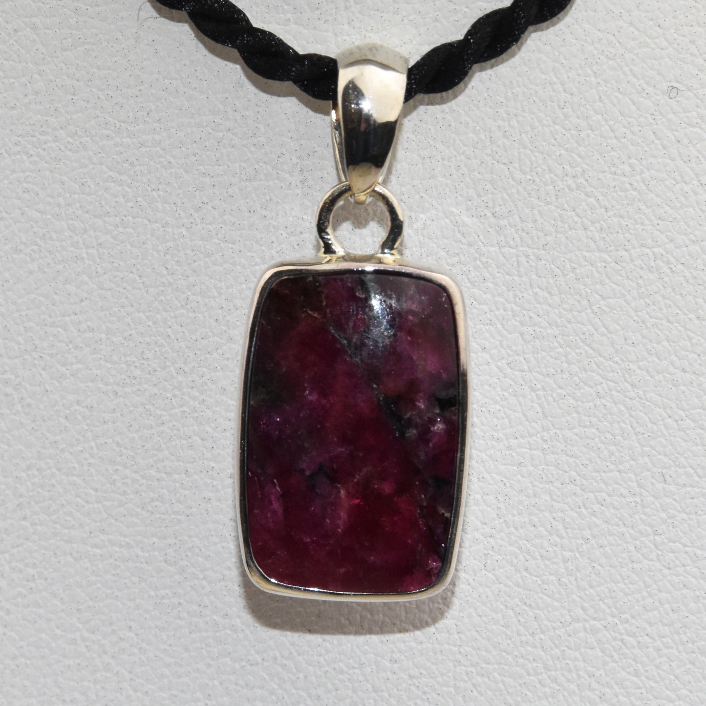 Eudialyte Sterling Silver Pendant