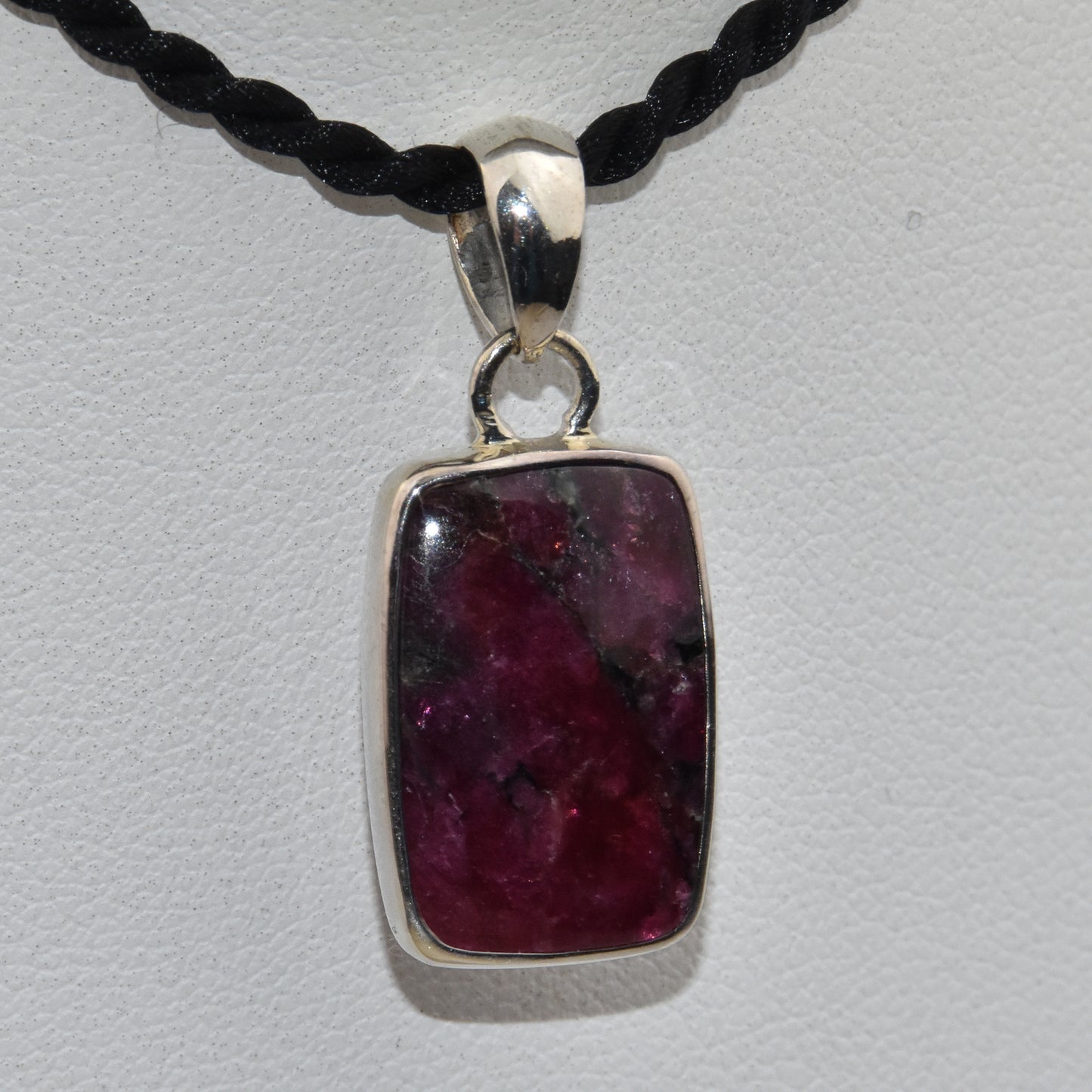 Eudialyte Sterling Silver Pendant