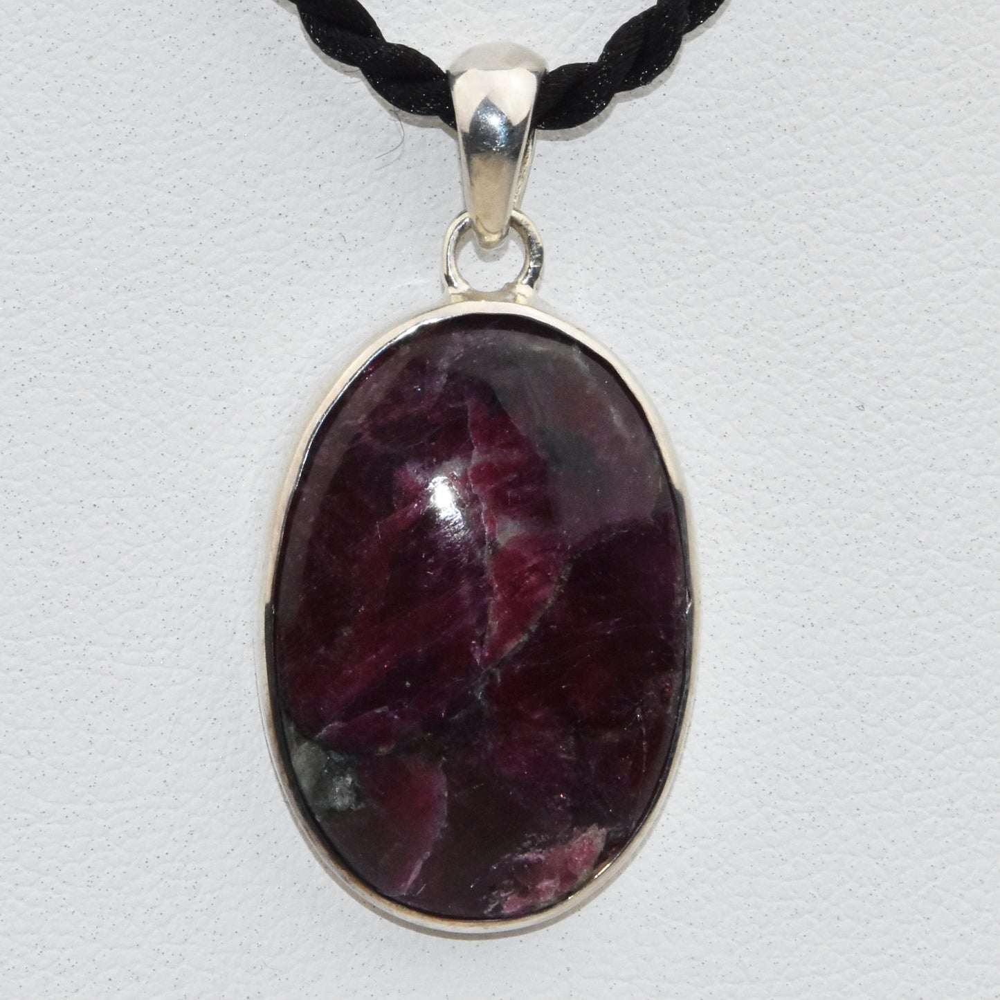 Eudialyte Sterling Silver Pendant