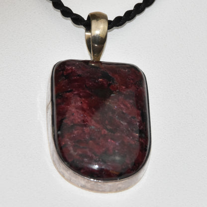 Eudialyte Sterling Silver Pendant