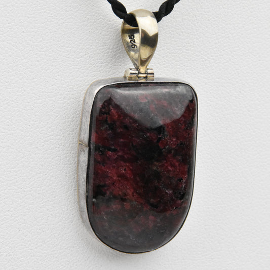 Eudialyte Sterling Silver Pendant