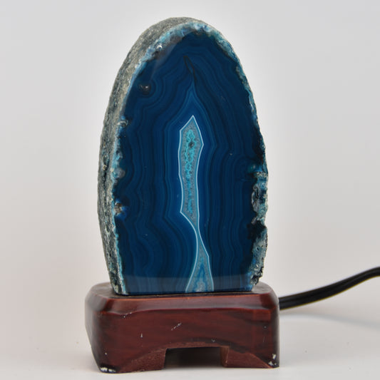 Agate Lamp - Teal