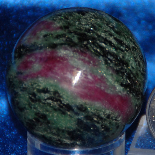 Ruby in Fuchsite Sphere