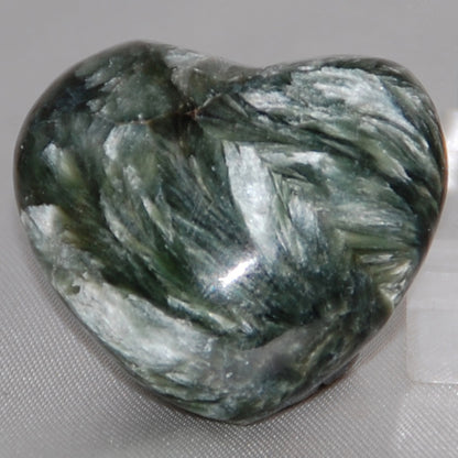 Seraphinite Polished Heart