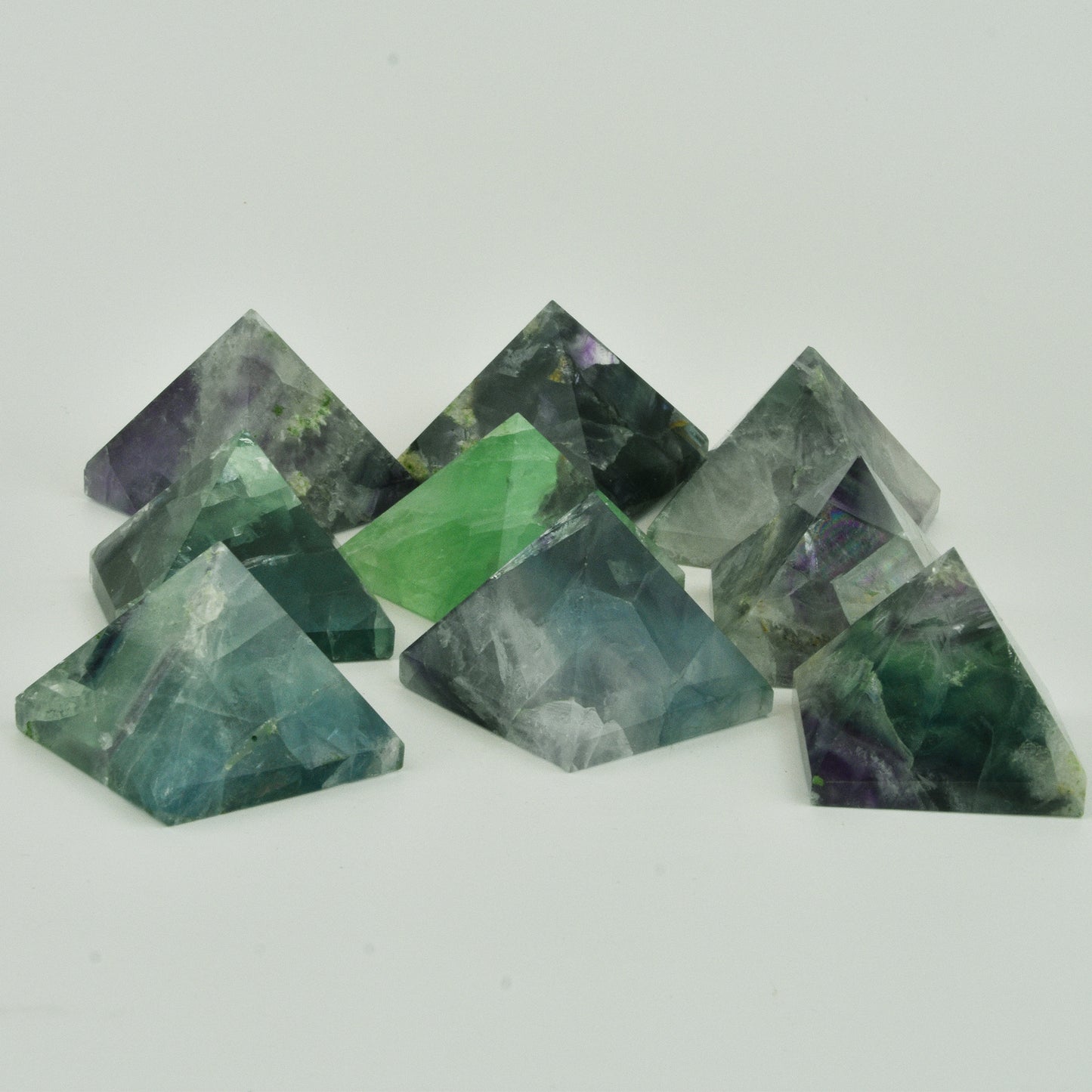 Fluorite Pyramids