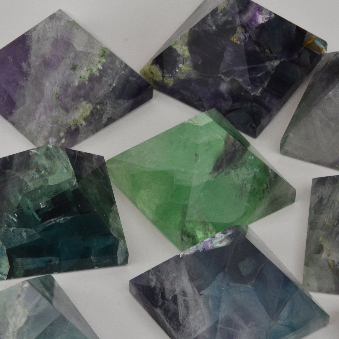 Fluorite Pyramids