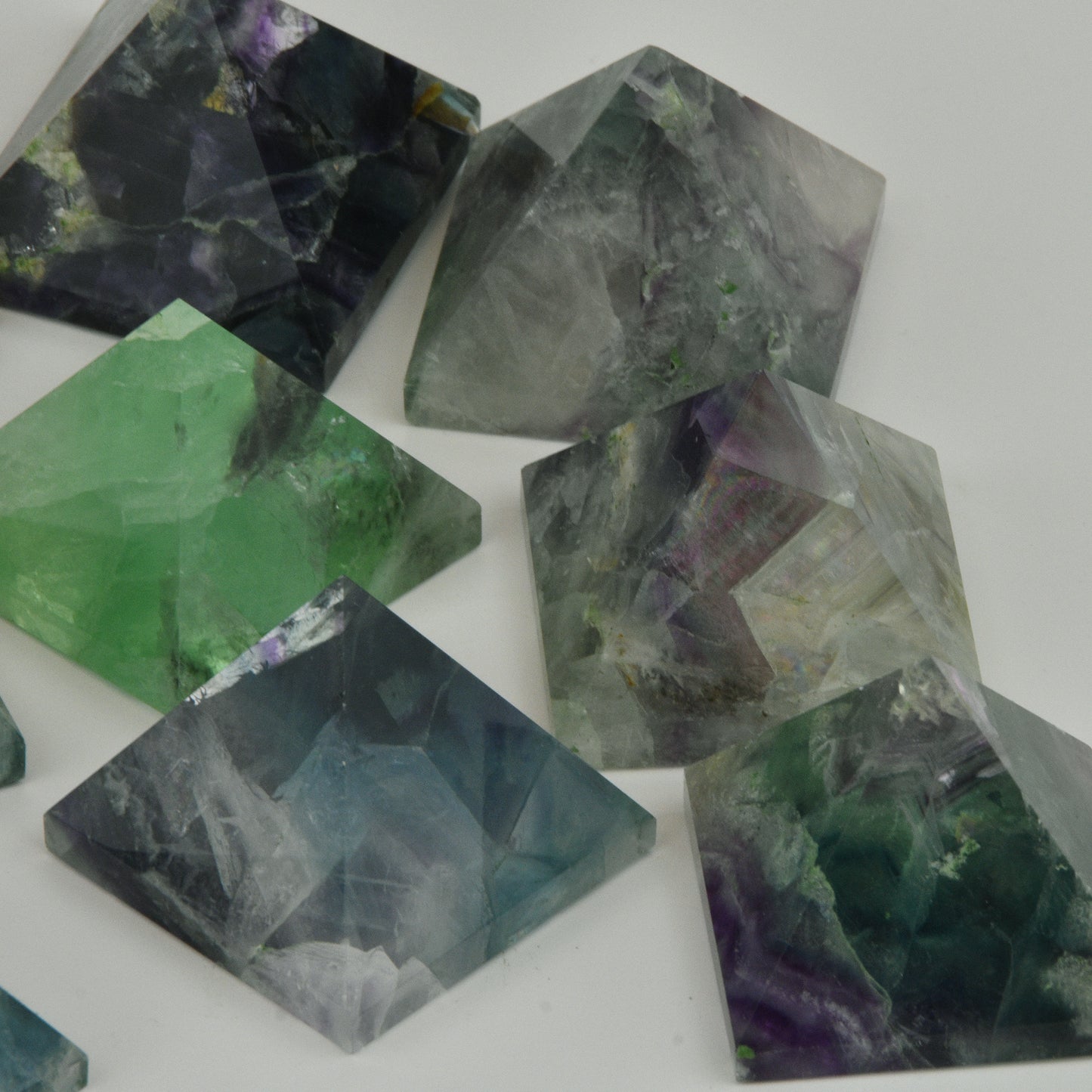 Fluorite Pyramids