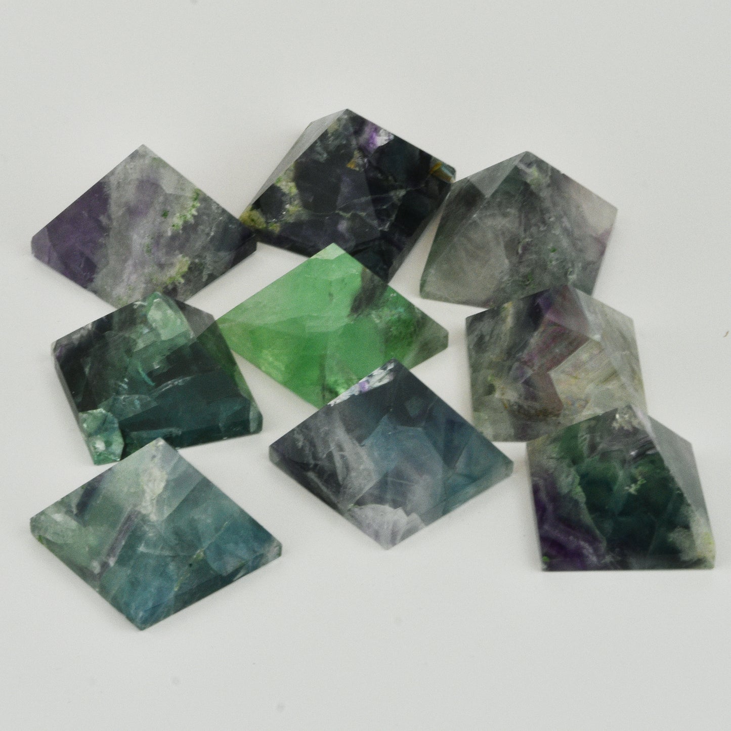 Fluorite Pyramids
