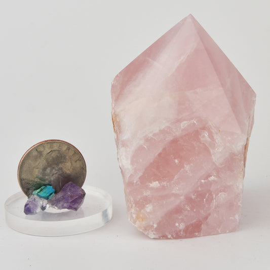 Rose Quartz Top Polished Point