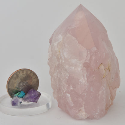 Rose Quartz Top Polished Point
