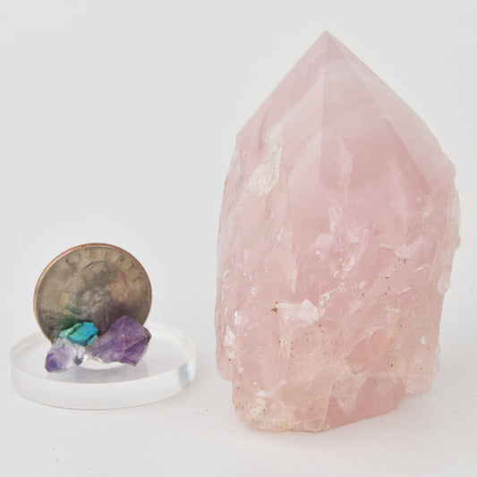 Rose Quartz Top Polished Point