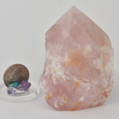 Rose Quartz Top Polished Point