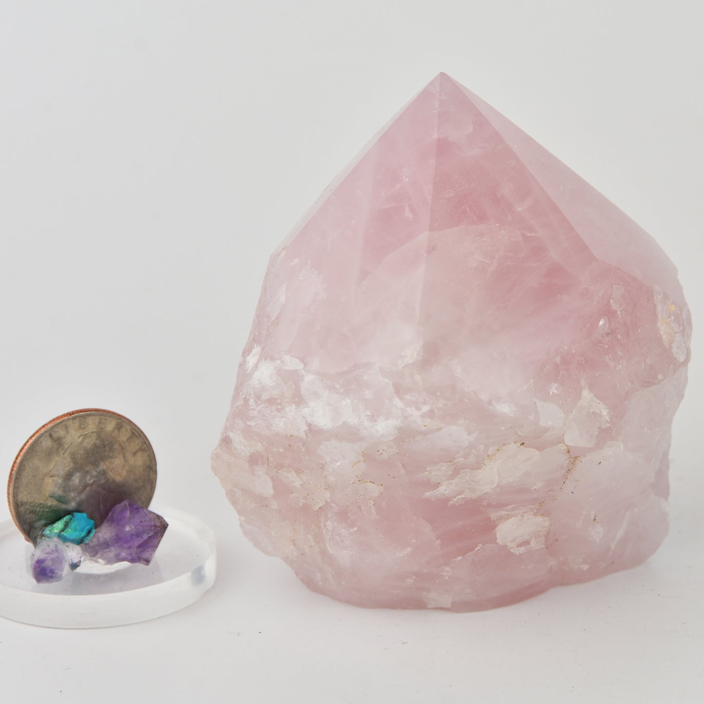 Rose Quartz Top Polished Point