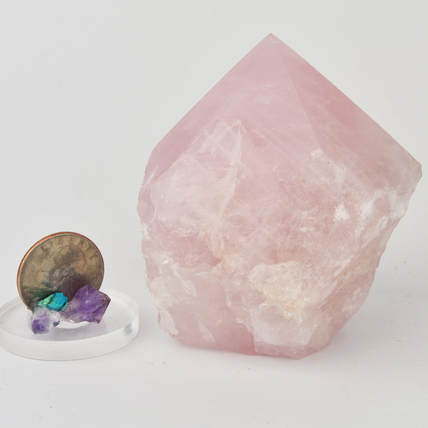 Rose Quartz Top Polished Point