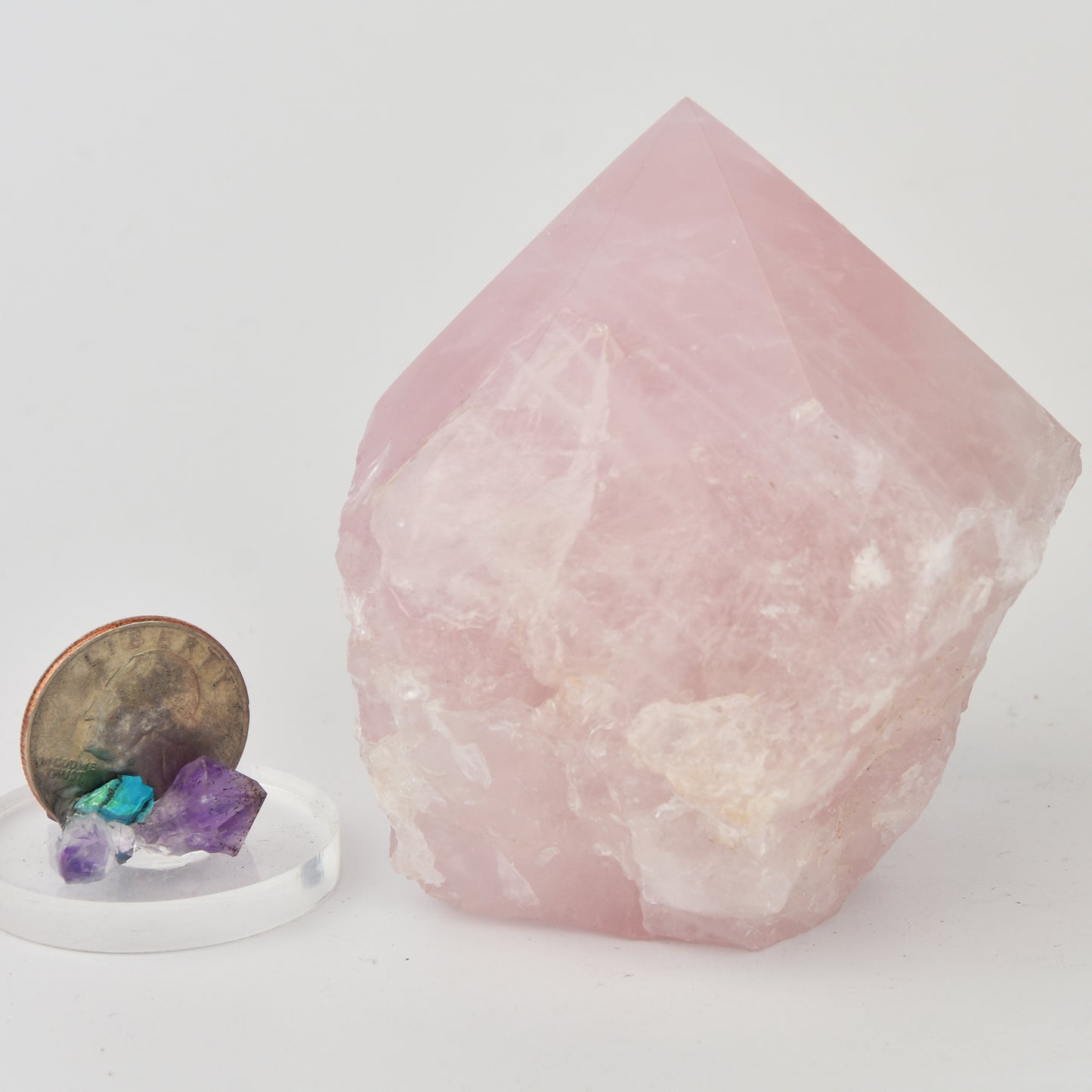 Rose Quartz Top Polished Point