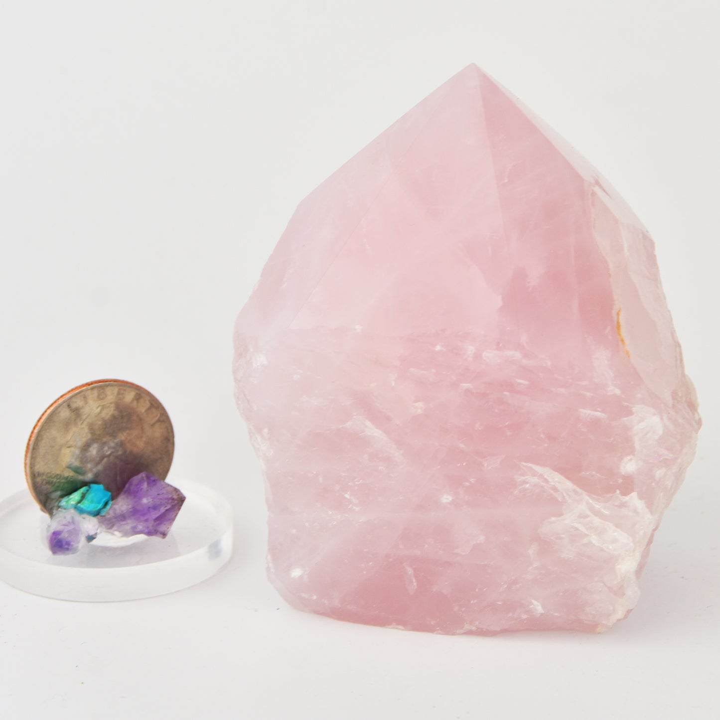 Rose Quartz Top Polished Point