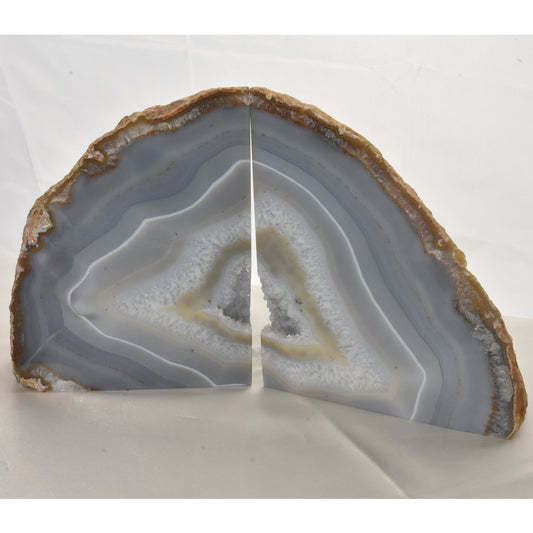 Agate Geode Center Bookend