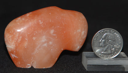 Peach Selenite Fetish Buffalo