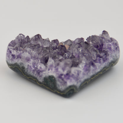 Amethyst Cluster Heart
