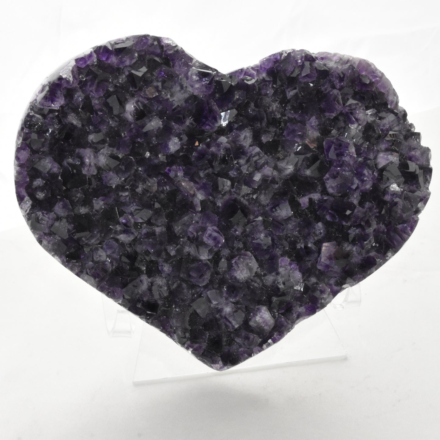Amethyst Carved Heart