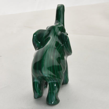 Malachite Carved Elephant