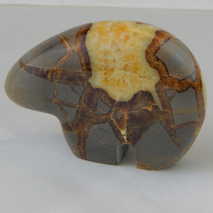 Septarian Bear Carving
