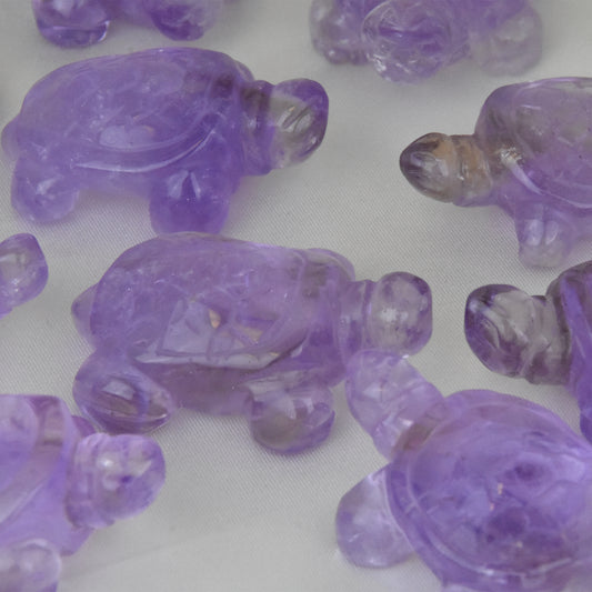 Ametrine Turtle Carvings