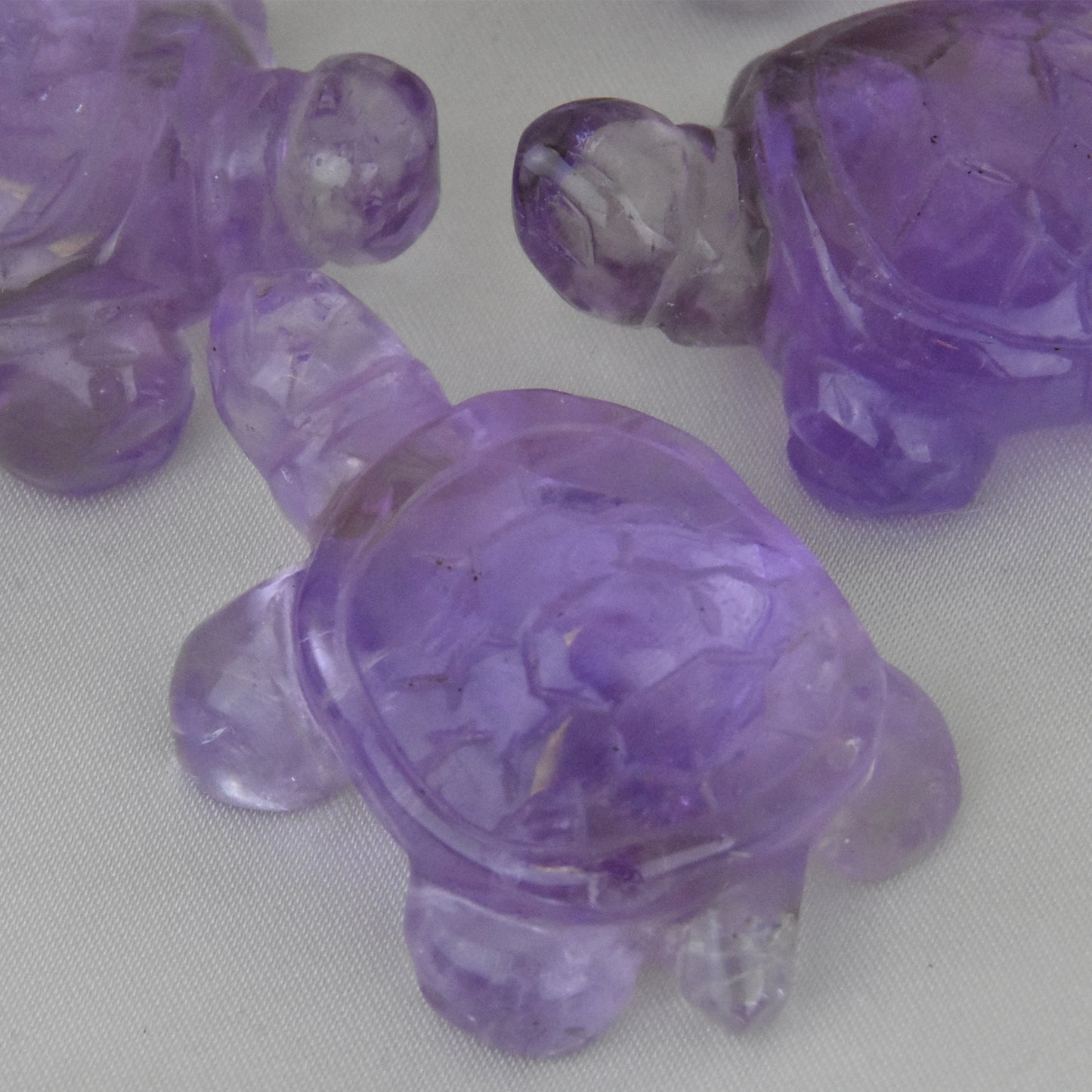 Ametrine Turtle Carvings