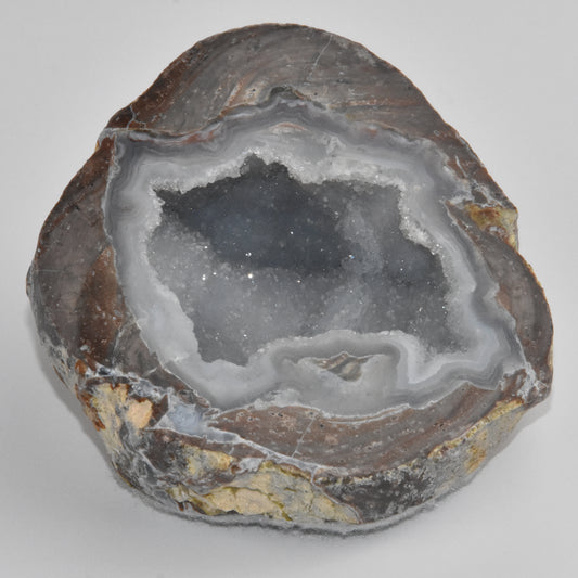 Dugway Geode Rock and Mineral Sample Quartz Chalcedony Banding
