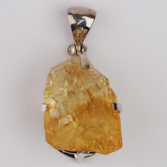 Citrine Sterling Silver Pendant