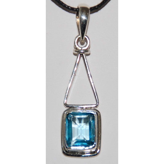 Topaz Sterling Silver Pendant