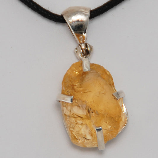 Citrine Sterling Silver Pendant